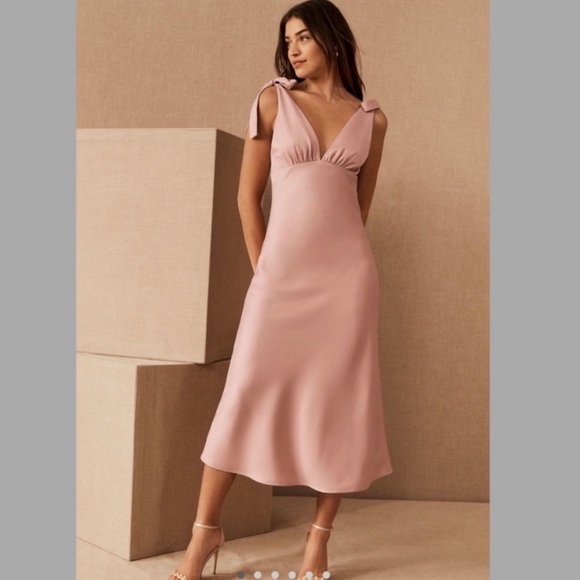 Anthropologie Dresses & Skirts - BHLDN Hudson Satin Charmeuse Dress